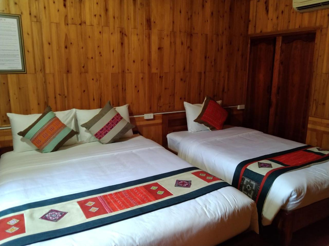 A Lin Homestay Bac Ha Exterior foto