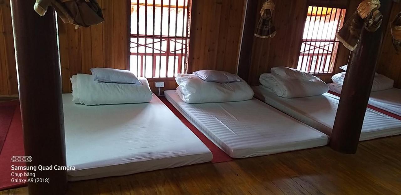 A Lin Homestay Bac Ha Exterior foto